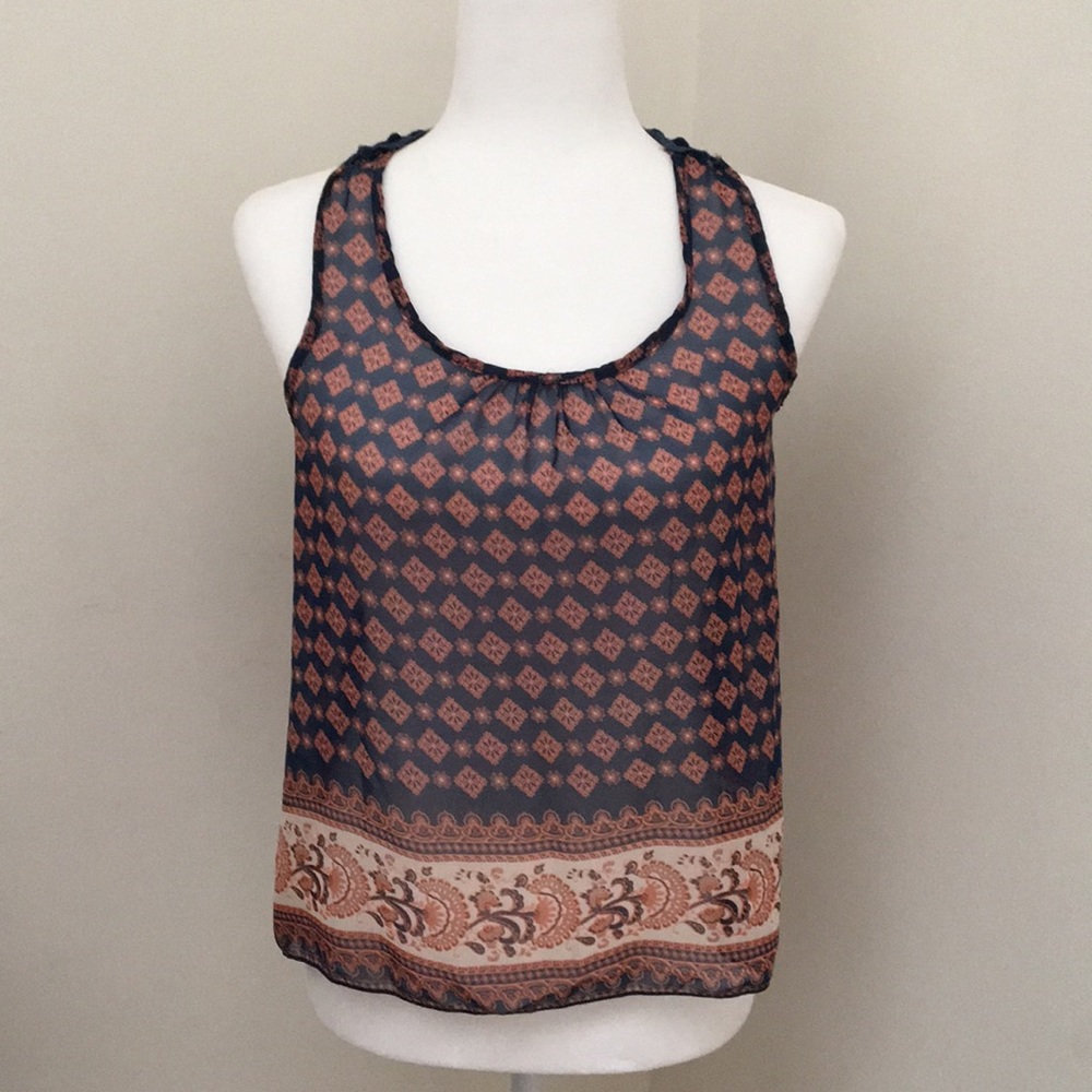 Crochet racerback top